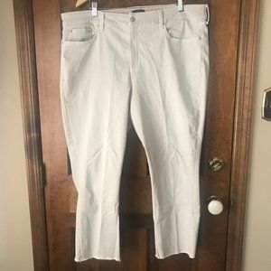 NYDJ Tan Sheri 5-Pocket Ankle Jeans